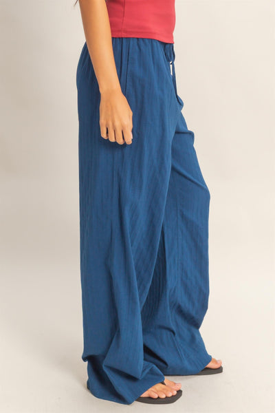 Pinstripe Drawstring Pants