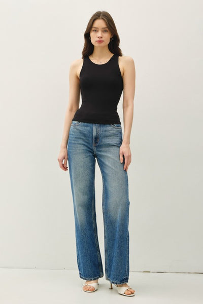 Soft Basic Round Neck Tank Top