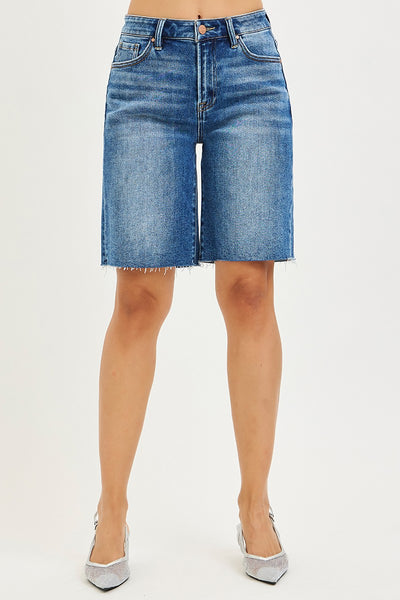 High Rise Bermuda Shorts