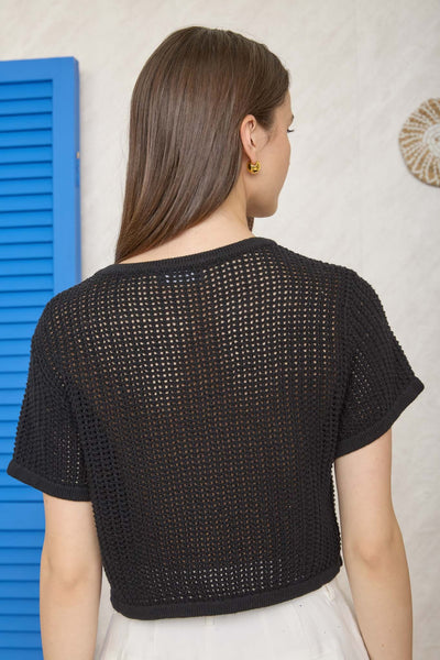 Crochet Button Top