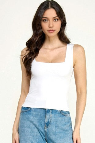 Square Neck Crop Top