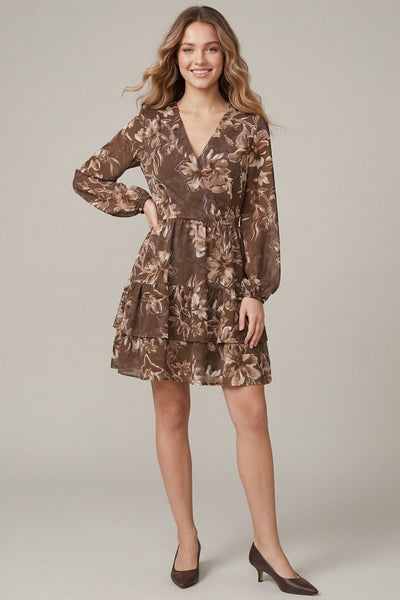 Long Sleeve Floral Dress