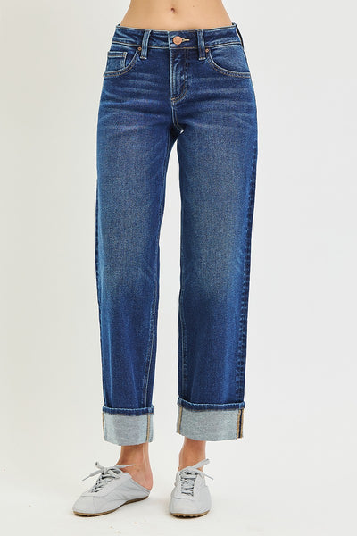 Low Rise Slouchy Boyfriend Jeans