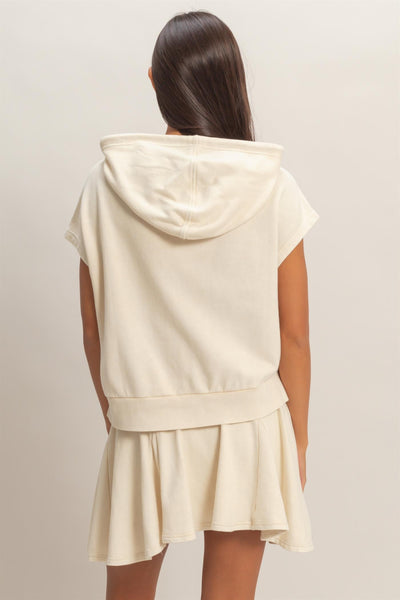 Kangaroo Hooded Sleeveless Sweatshirt