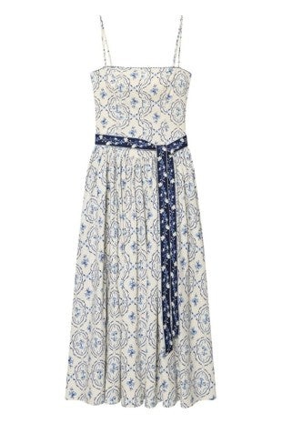 Tie Belt Midi Dress