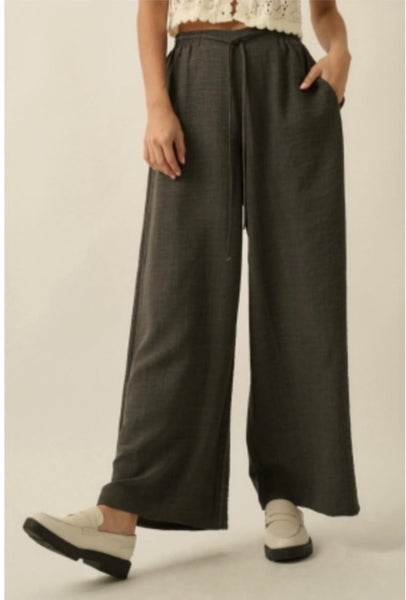 Solid Woven Pants
