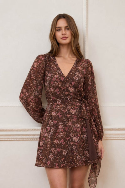 Paisley Wrap Dress