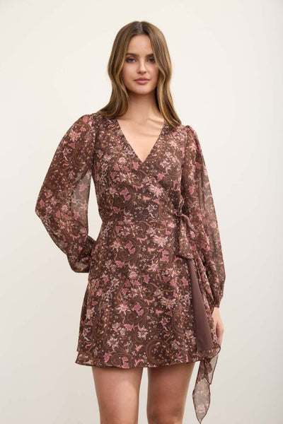 Paisley Wrap Dress