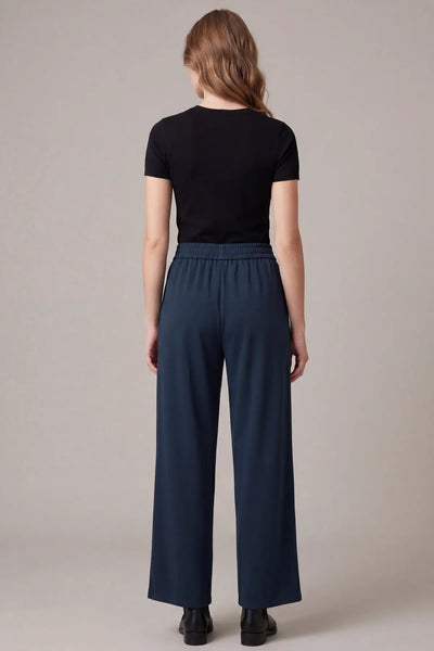 Front Pleated Knit Pants