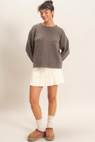 Crewneck Soft Knit Sweater