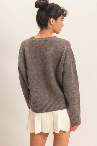 Crewneck Soft Knit Sweater