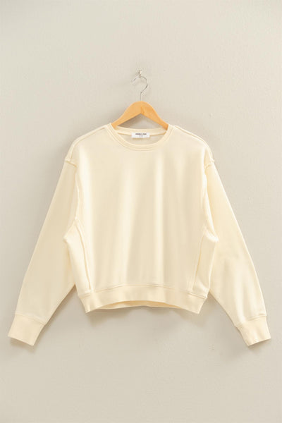 Raw Edge Sweatshirt