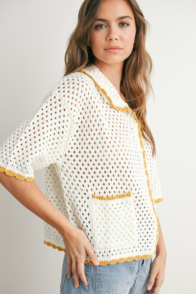 Urban Crochet Sweater Top