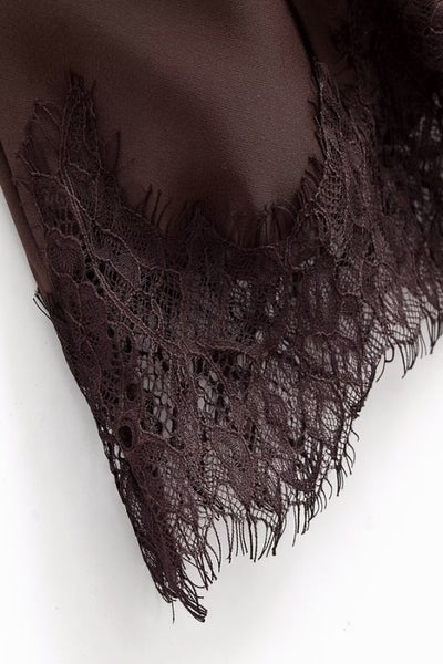 Lace Trim Slip Dress