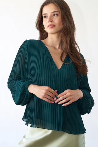 Lightweight Pleated Blouse