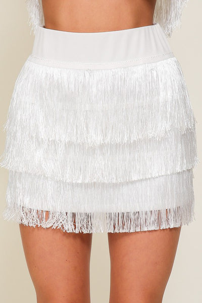 Fringe Rodeo Mini Skirt (3 Colours)