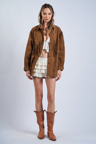 Western Style Fringe Jacket