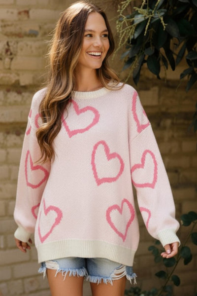 Oversized Heart Sweater