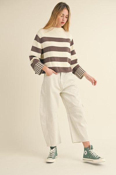 Barrel Cotton Pants