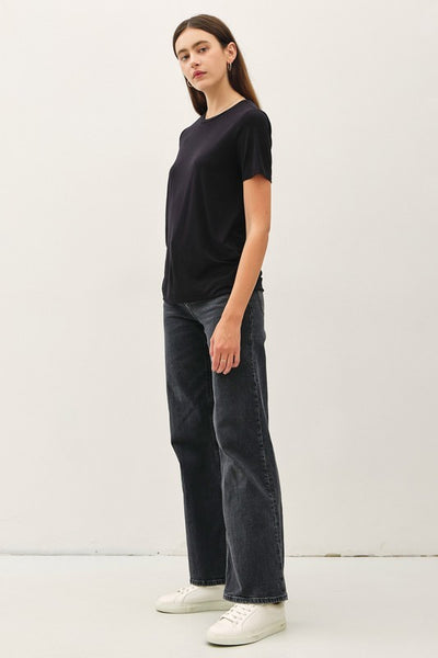 Bamboo Modal Basic Round Neck T Shirt