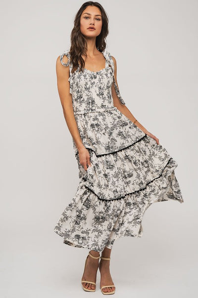 Porcelain Midi Dress