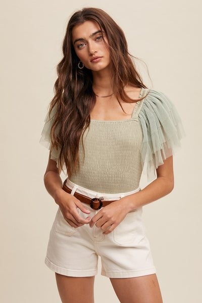 Ruffled Elegant Bodysuit