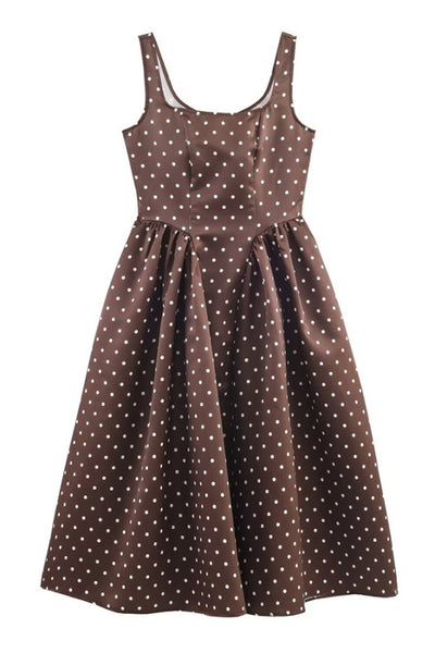 Polka Dot Midi Dress