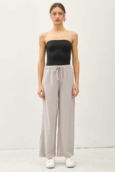 Wide Leg Tencel Pants
