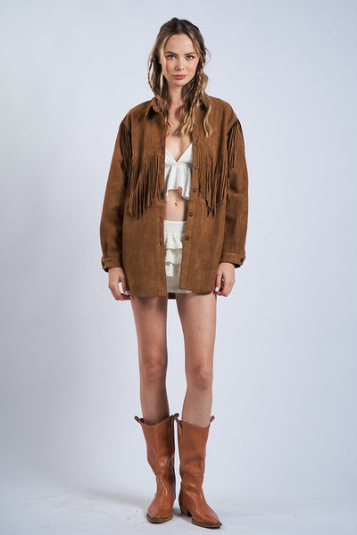 Western Style Fringe Jacket