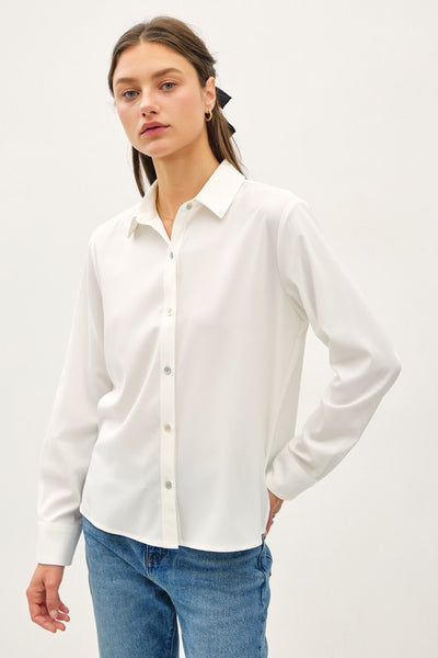 Classic Silky Button Up