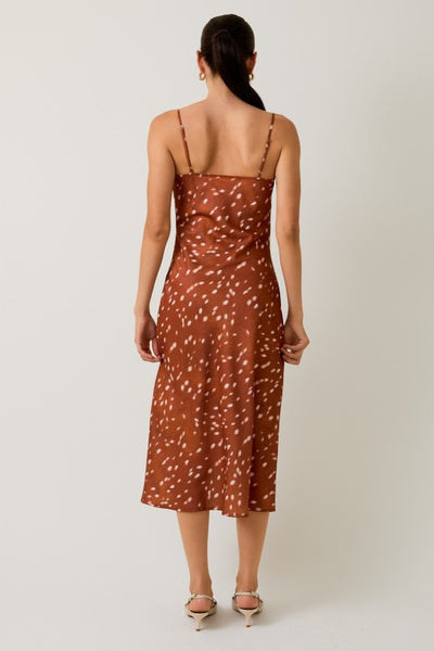 Cowl Neck Slip Dress