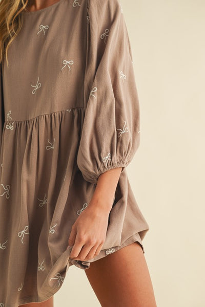 Gauze Babydoll Dress