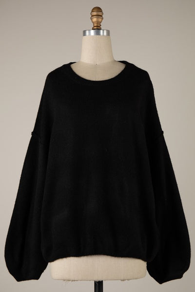 Oversized Round Neck Sweater