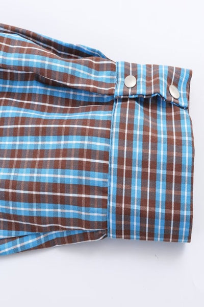 Plaid Belted Mini Dress