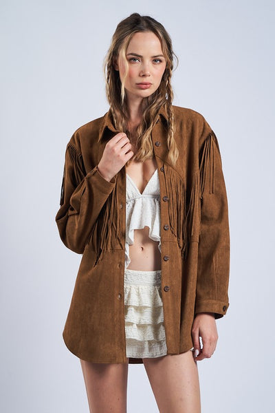 Western Style Fringe Jacket