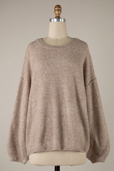 Oversized Round Neck Sweater