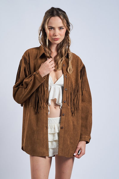 Western Style Fringe Jacket