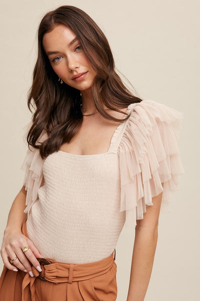 Ruffled Elegant Bodysuit