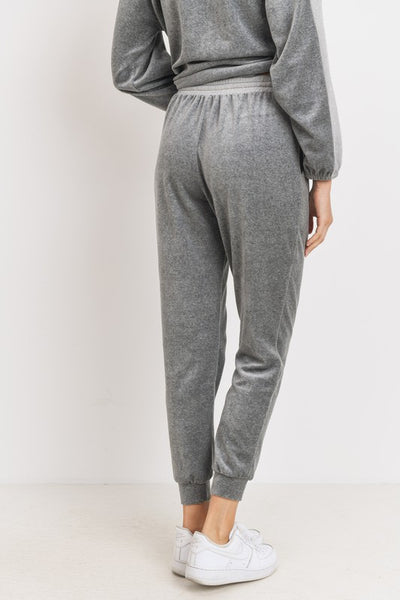 Velour Comfy Pockets Knit Joggers