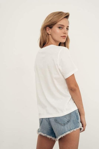 Organic Cotton Short Sleeve Basic T Shirt